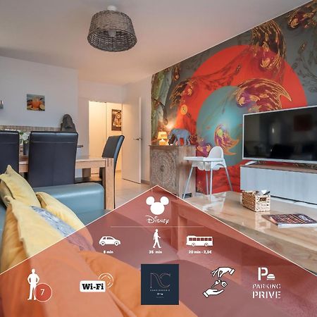 *Disneyland-Paris* 7Pers, Wifi, Parking, Netflix Montevrain Ngoại thất bức ảnh